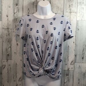 Wishful Park Twisted Front Anchor Top Large